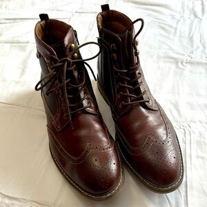 ❎SOLD❎Sonoma Ortholite Vitalize Lace Up Men’s Boots Shoes  Brown Size 11 Wide